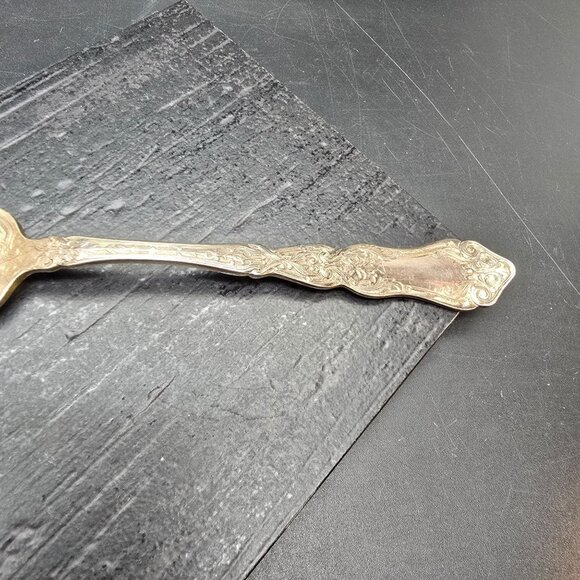 Antique Silverplate Rogers AA Serving Fork With Intricate Floral Design HS274 - Picture 6 of 9